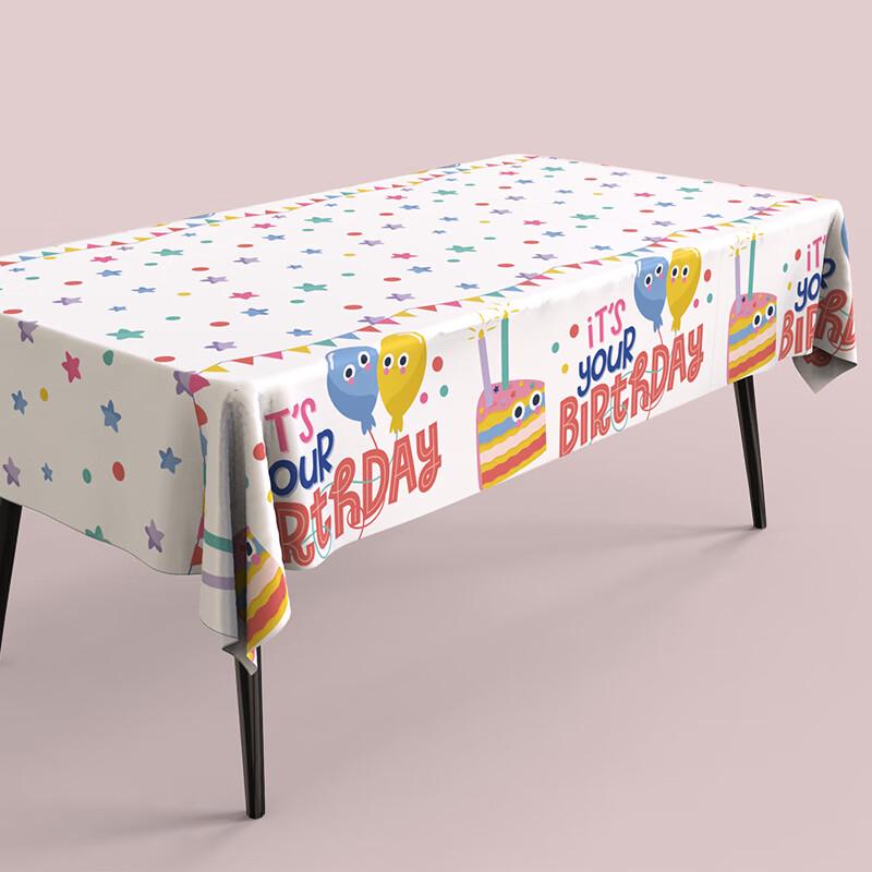 Disposable Birthday Party Tablecloth