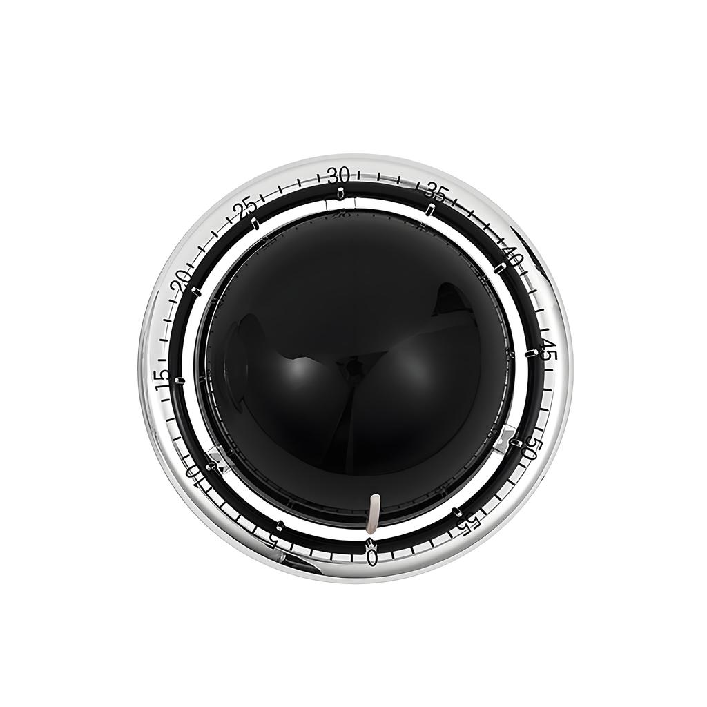 No-Battery Mechanical Kitchen Timer | 60-Min Wind-Up with Loud Alarm & Magnetic Backing | for Cooking, Classroom, Home Use