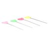 4 Boxes Flat Head Straight Pin Plastic and Stainless Steel Multifunctional Sewing Pin