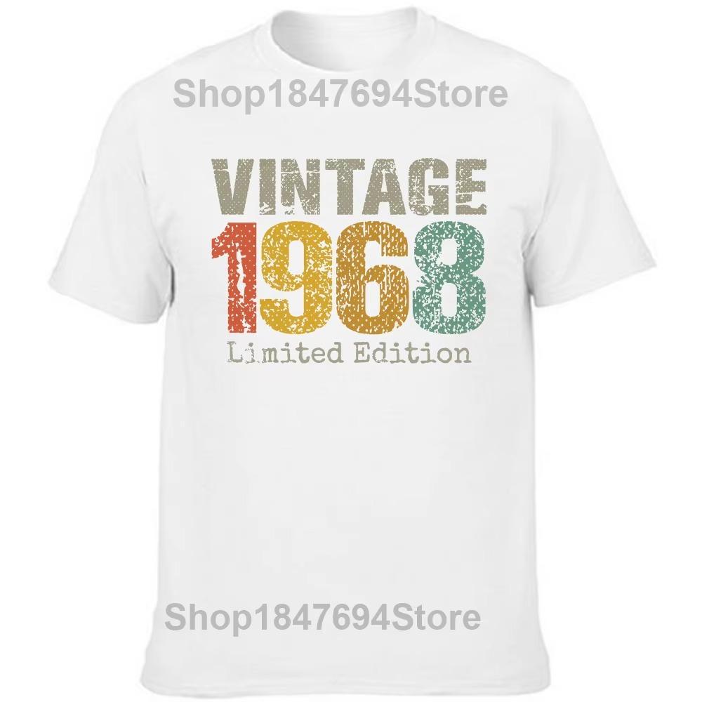 Αστεία Κλασική 1968 Πρωτότυπη Vintage 56η Μπλούζες Καλοκαιρινά Γραφικά Streetwear Κοντομάνικη Δώρα Γενεθλίων Μπλουζάκι Άνδρες
