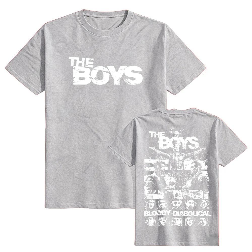 2026 Summer Fashion Trendy Tee The Boy Season 5 Bloody Diabolical Retro Graphic Tee Summer O-neck Fashion T-shirt Unisex Streetwear Print Clothing