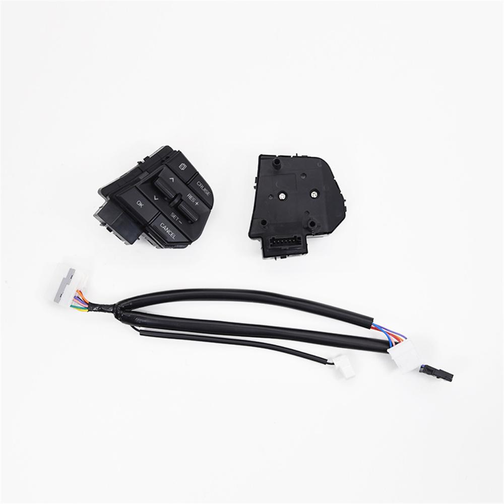 Left Right Steering Wheel Switch w Wire Harness For Hyundai Sonata 2.4 2015 2016