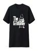 The Grillfather Pitmaster BBQ Lover Smoker Grilling Dad T Shirt Vintage Washed Homme Versatile Streetwear Breathable