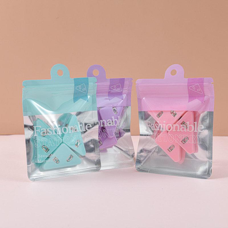 New Macaron Color Office Suit: High-Value, Labor-Saving Binding and Paper Clip Set with Long Tail Design