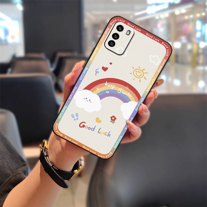 Fashion Design Dirt-resistant Phone Case For Xiaomi Poco M3 Silicone Anti-knock Soft Case Full Wrap Cartoon Protective