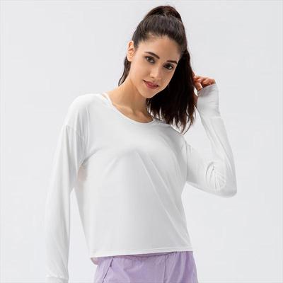 Women's Loose Fit Sun Protection Cooling Long Sleeve Sport Top