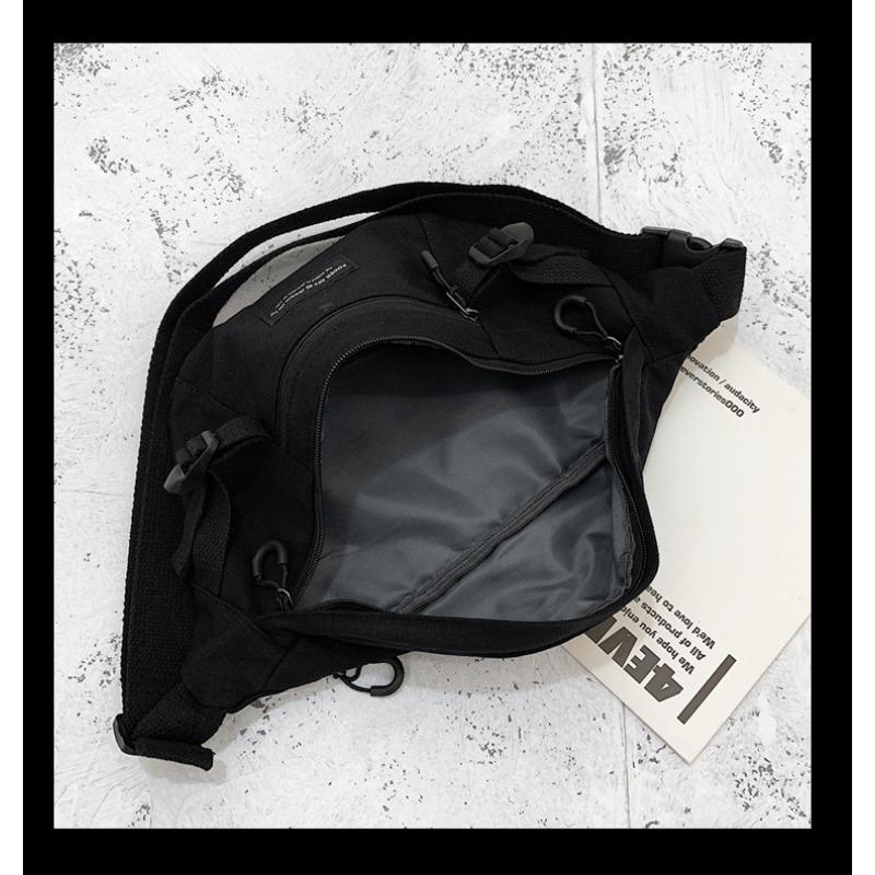 Waistpack Herren Große Kapazität Diagonale Umhängetasche Mode Lässig Leinwand Herren One Shoulder Diagonale Umhängetasche Outdoor-Sport Brusttasche Tide