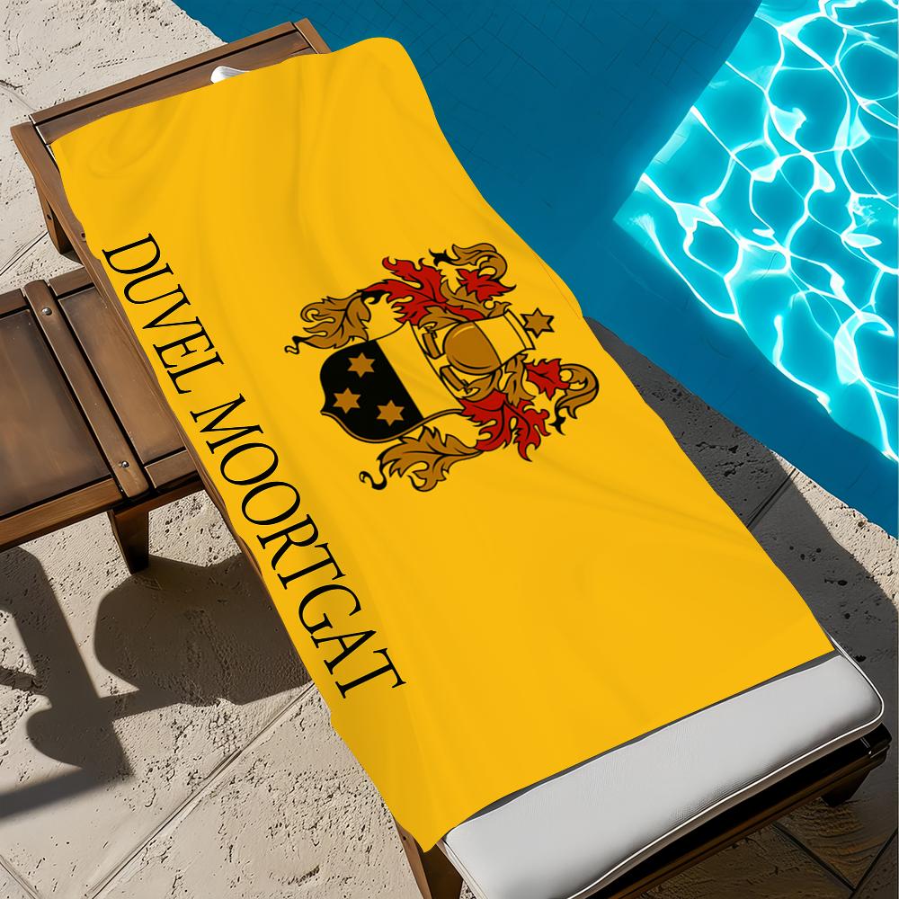 Coole Kunst Bier Mode D-Duvels Handtuch weich Strandtücher Reise schwimmen Pool Badehandtuch Fitnessstudio Spa Heimdekor Geschenk Urlaub