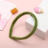Candy Colorful Winter Elastic Plain Hair Bands Hard Hair Hoop Crown Tiara Base Crafting Accessories for Women Girls