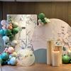 Traditional Chinese Wind Baby's First Birthday Backdrop: Ancient Style Decoration for Banquet