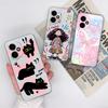 For Honor 400 Pro Lite 5G Case Pretty Flowers Transparent TPU Bumper Protective Cover For Honor400Pro Fundas Honor400Lite Coque