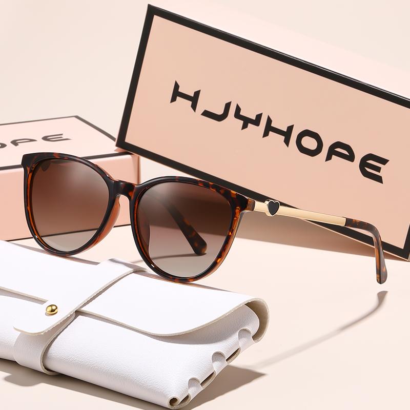 

HJYHOPE Polarized Vintage Metal Sunglasses Women Men Retro Brand Sun Glasses Outdoor Driving Protective Glasses Christmas Gift
