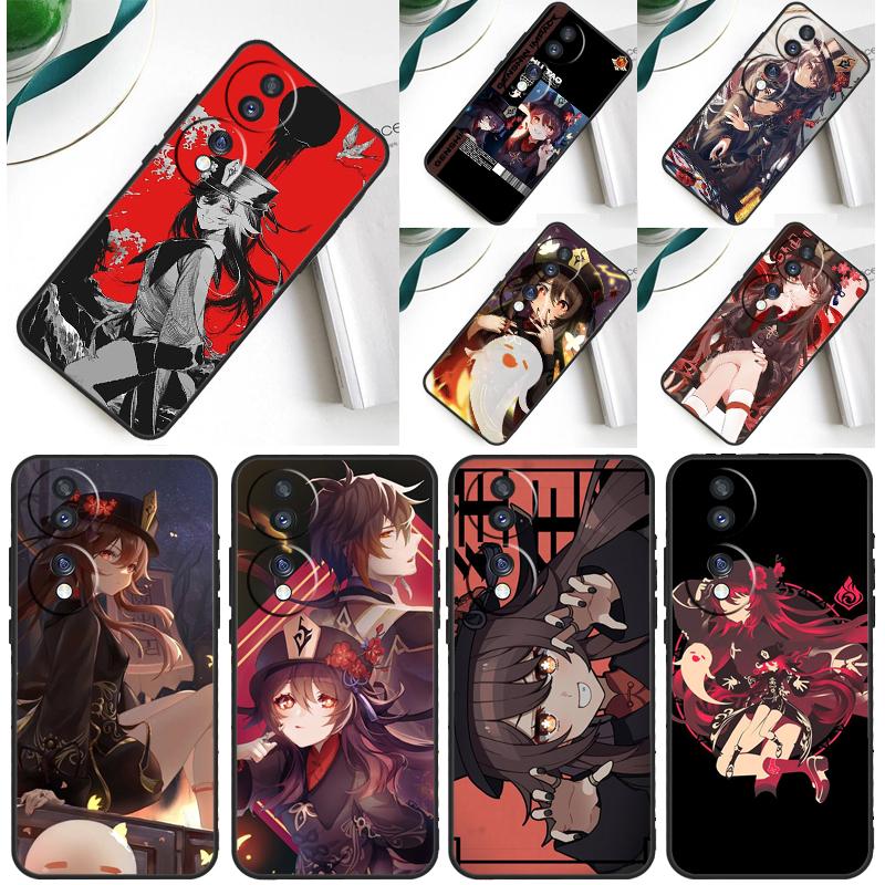 Genshin Impact Hu Tao Case For Honor 200 Lite 50 70 90 X9a X8a X8 X9 X8b X9c X9b Honor Magic 5 6 Pro 7 Lite Cover