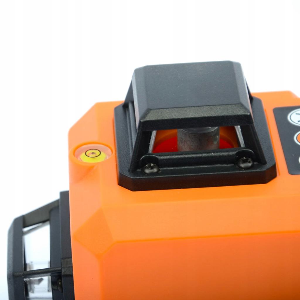 Rosfix Poziomica Laserowa Orange Tiger ROT16L – 16 Linii Laserowych | Statyw 43–120 cm | Okulary Ochronne i Zielona Tarcza