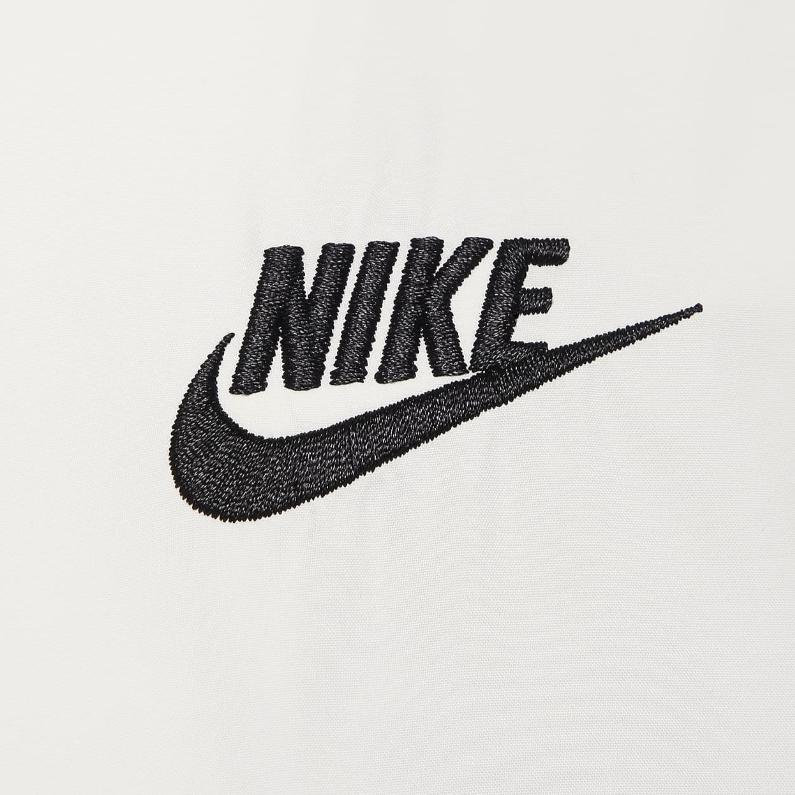 Nike Logo Single Button Loose Fit Coach Long Sleeve Jacket Men Jackets White FN3317-133