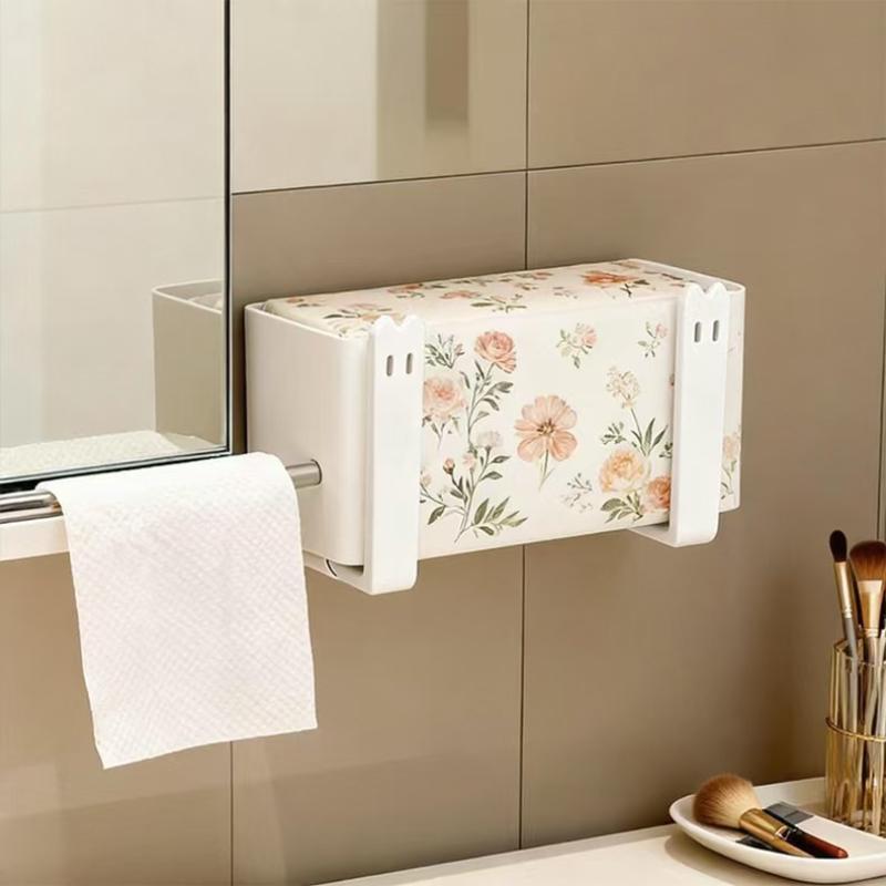 No Drill Self Adhesive Wall Mounted Holder Adjustable Waterproof Storage Shelf for Kitchen Bathroom Organization