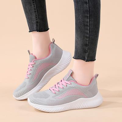 Atmungsaktive Laufschuhe für Damen, große Größe 35–42, leichte Mädchen-Wanderschuhe, lässige Outdoor-Herren-Jogging-Sportschuhe