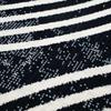Tapis moderne scandinave noir 160x230
