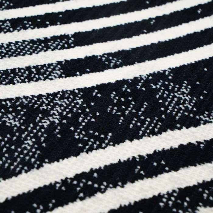 Tapis moderne scandinave noir 160x230
