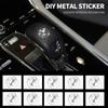 2/5/10 szt. Metalowa Naklejka z Emblematem Samochodowym 3D Dekoracja Odznaka Naklejka Wnętrze Dla e46 e39 e90 e60 e30 f10 f11 f20 f30 g20 g30 x1 x3 x5 z4