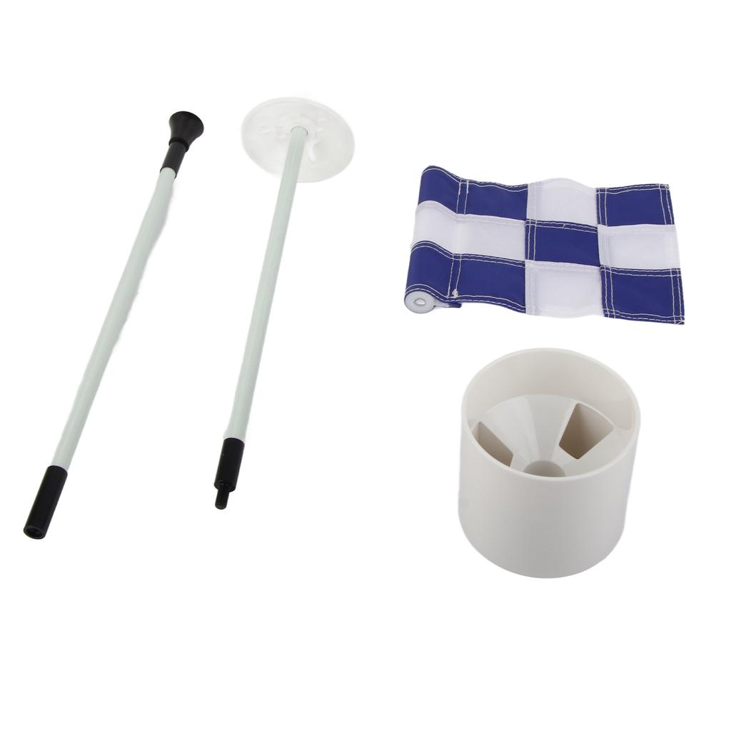 Flagpole Portable 3 Feet   Flag Pole Flag Hole Cup Set 2 Section Design for Indoors Outdoors