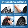 Universal Car Fender Flare Extension Wheel Arch Cover Protector Trim Moulding Lip Guard Scratch Proof 1.5M Set Wheel Arch Strip