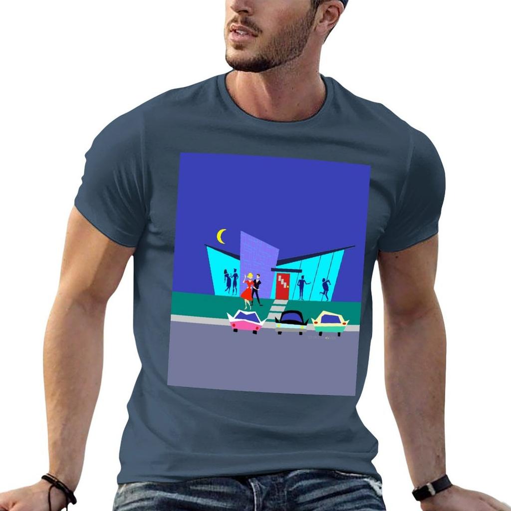 Retro Open House Party Tshirt T Shirts For Unisex Cotton Unisex T Shirts For Unisex T Shirts For Unisex Cotton Soft Tshirt