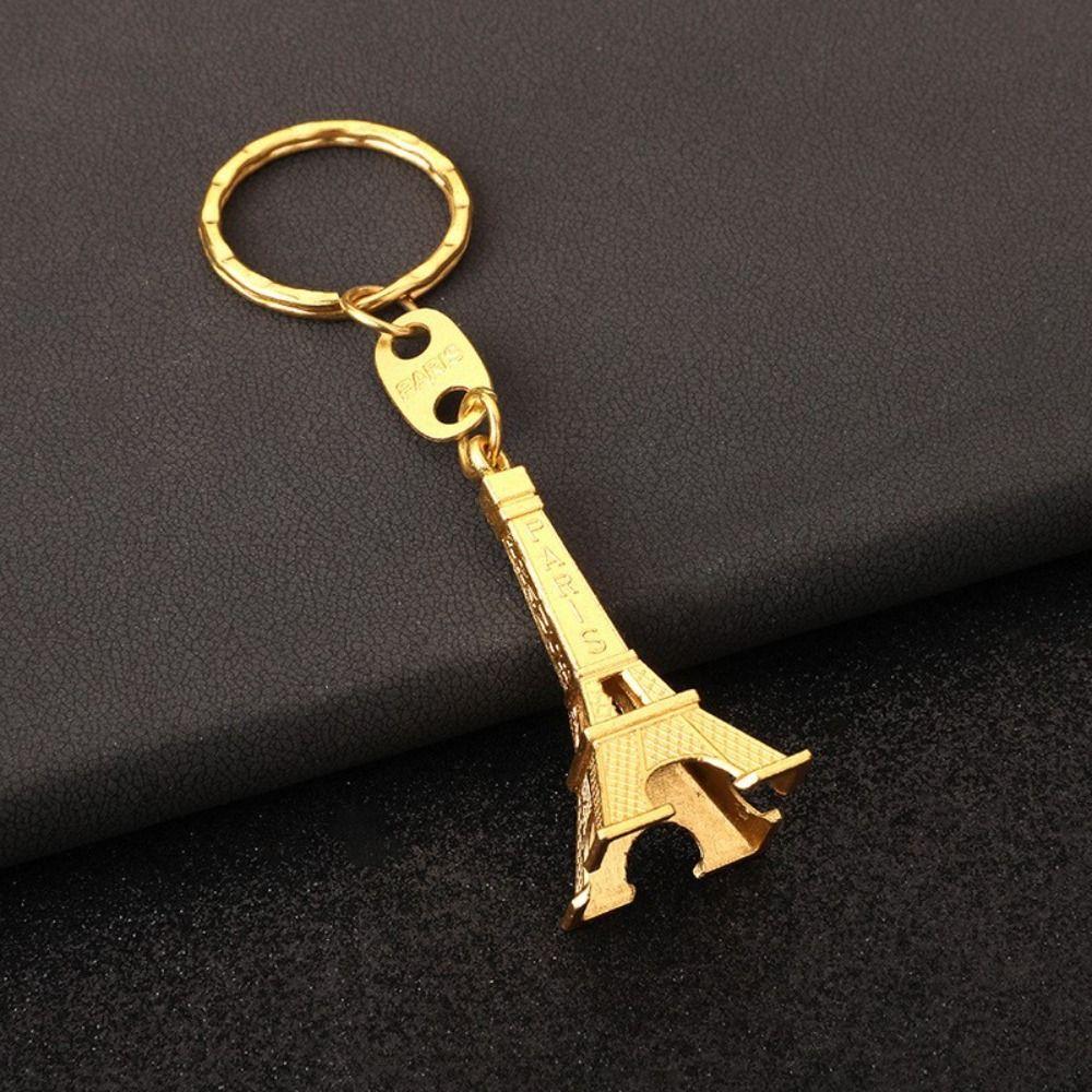 Zinc Zinc Alloy France Tower Keychain Vintage Paris Keyring Eiffel Tower Bag Pendant  Hanging Accessory