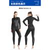 3mm Full Body Wetsuit Men Women - Long Sleeve Thermal Dive Suit Snorkeling Surfing Swimming In Cold Water