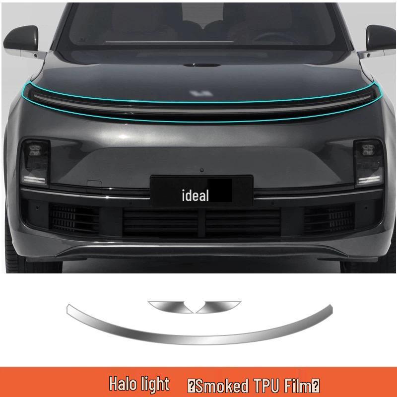 Li Auto L7/L8/L9 Headlight & Taillight Smoked Film: Scratch-Resistant, Star Ring Light Color Change.