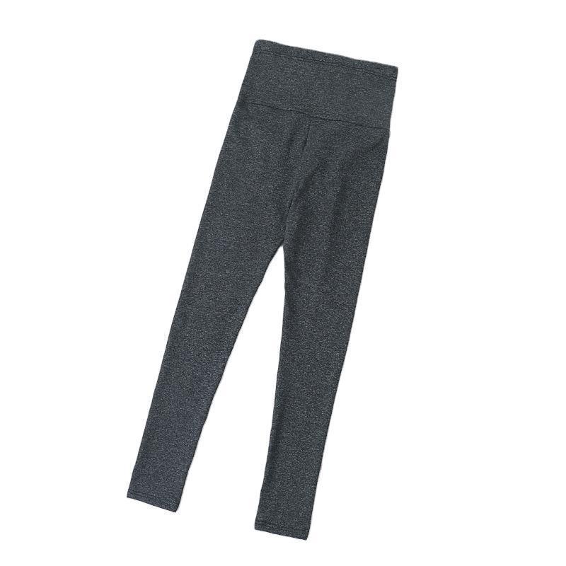 Maternity Adjustable Solid Color Cropped Pants for Spring and Summer