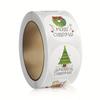 500pcs Merry Christmas Stickers, Assorted Designs for Festive Holiday Labels, Party, Envelopes, Stationery, Cards, Gift Sealing
