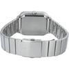 Casio Standard MTP-M305D-7A2 Analog Men's Moon Phase Square Watch Silver Stainless Steel