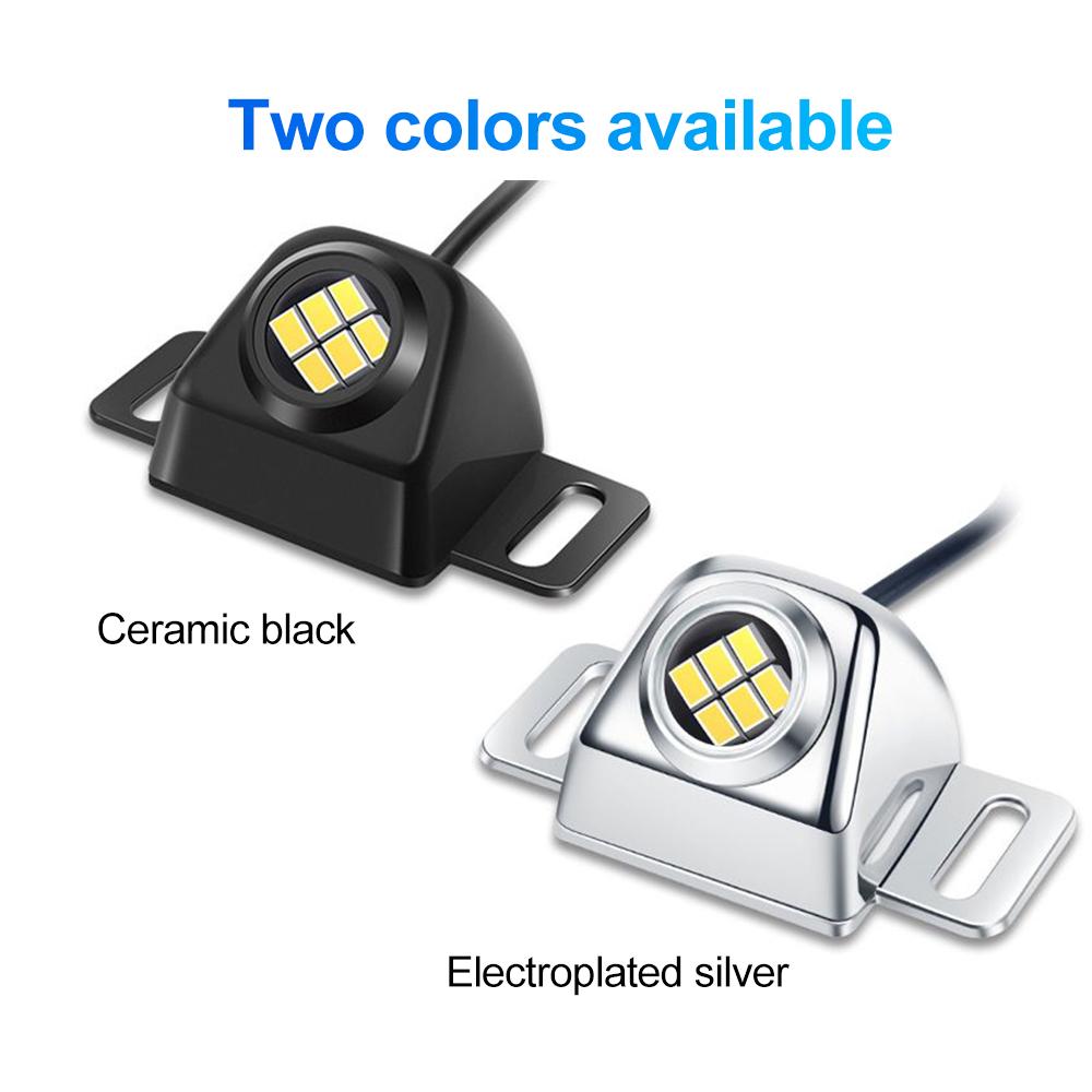12-24V LED Reverse Light Truck Trailer Rear Backup Lamp Waterproof License Plate Light for Car RV Bus Tractor