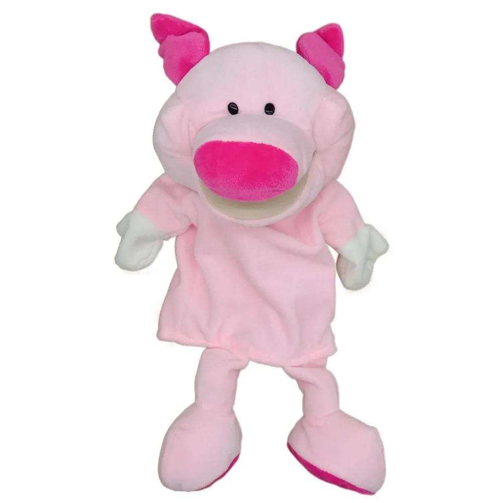 Jungle Animals Animal Hand Puppet Appease Toys Early Education Plush Hand Doll Lion Elephant Pig Stuffed Animals