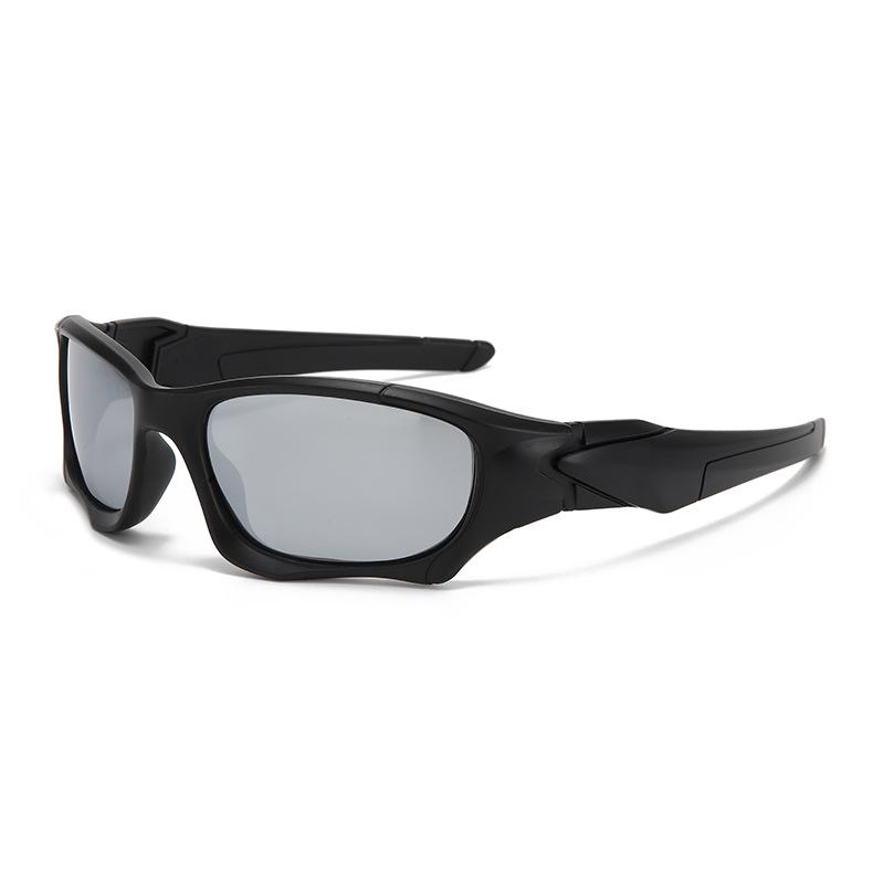 Lunettes de soleil tactiques polarisées coupe-vent pour hommes - Vert militaire, style sportif