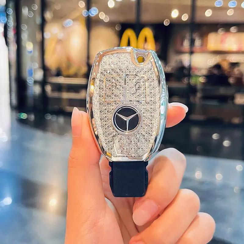 TXF4   Fashion Car Key Case Cover For Mercedes Benz A B C E Class GLS GLA GLK GLC CLS CLA AMG W204 W205 W212 W463 W176 Keychain Fob