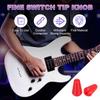 Uxcell Electric Guitar Switch Tip Cross Toggle Switch SQ Style Electric Guitar Pickup Selector Replacement Red Knobs, 5-Pack, 3.7mm Opening,