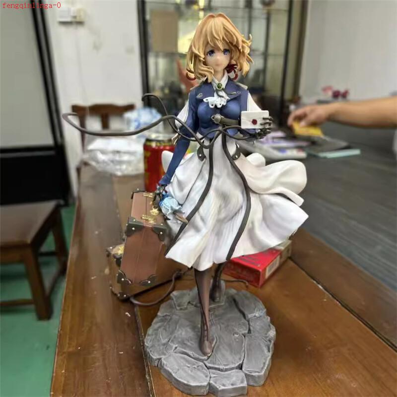 Anime Violet Evergarden 1/7 Scale Figure Collectible Model Doll Toys Gift 25cm