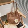 Hollow woven tote bag women's casual shoulder bag