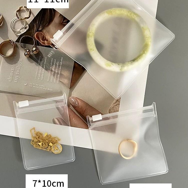 EVA 50 Silk Transparent Jewelry Storage Bag: Anti-Oxidation Seal for Earrings, Necklaces, Bracelets