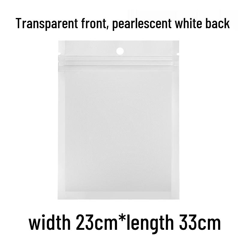 Pearlescent Yin & Yang Film Self-Sealing Bags for Jewelry Packaging