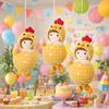 Festive Ornament Cute Easter Chick Pendant Animal Soft Round-bellied Girl Pendant Funny Cartoon Chick Home Room Decoration