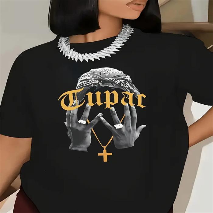 Summer Fashion Casual Cute Short Sleeved Round Neck Printed Top Women's Pure Cotton T-shirts