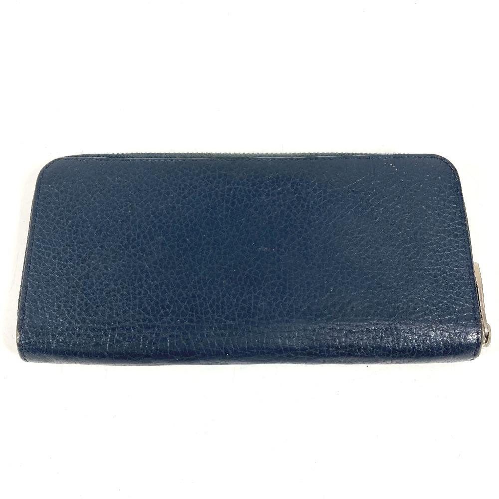 Louis Vuitton  M58823 Zippy Wallet Vertical Zip Around Long Wallet Leather Navy