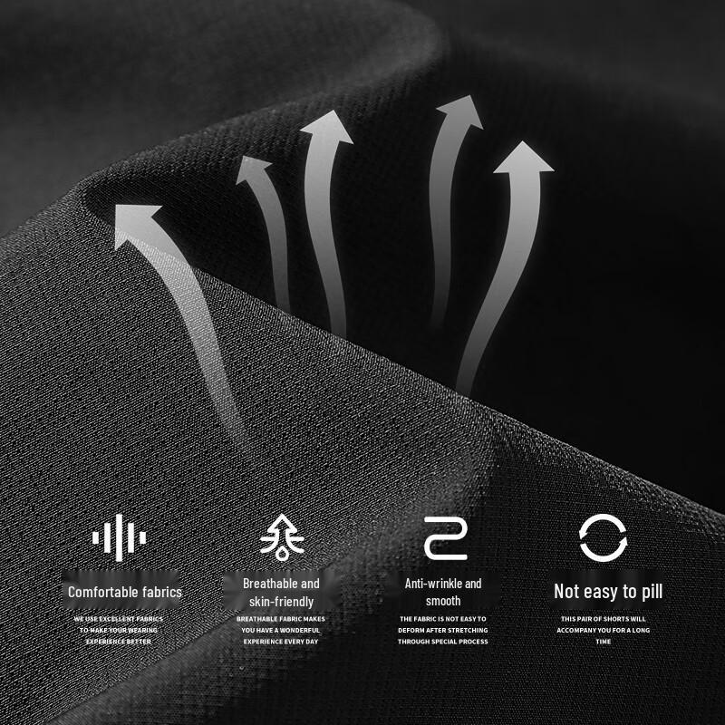 Baleno Herren Techwear Locker Geschnittene Cargohose mit Geradem Bein