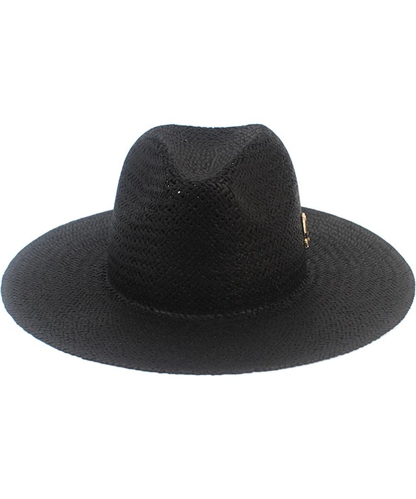 Yunibeosyeolkemiseuteuli Swing Simple Black Fedora Summer Fedora