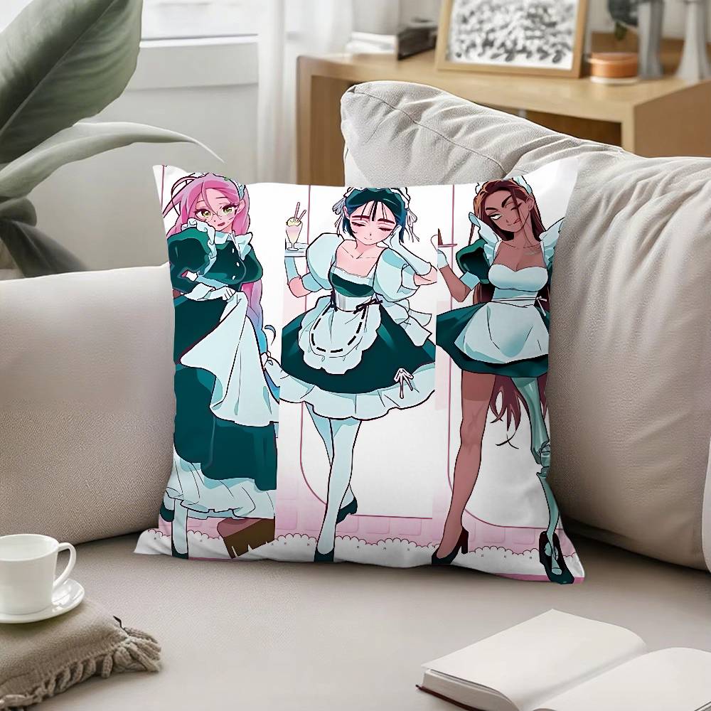Anime Alien Stage Throw Pillow Covers Pattern Cushion Cover Suitable For Sofa Bedroom Car Pillow Cover