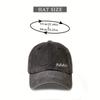 Fashion Mama Embroidery Baseball Caps Casual Washed Cotton Duck Tongue Hat Sun Cap Women