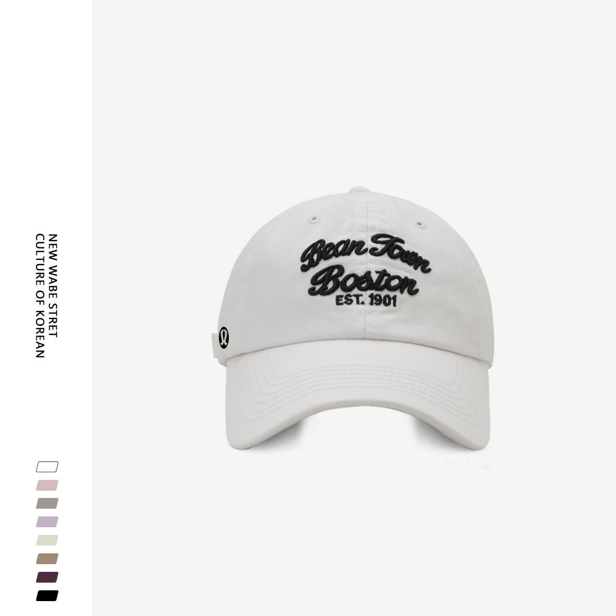 

Ретро мягкий верх показывает лицо маленькая кепка для девочек летняя хлопковая козырек уличная ракетка мужская вышитая бейсболка оптовая продажа Adjustable белый